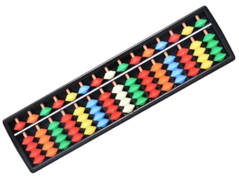 OUYUE Rechenschieber Abacus Abakus Chinesisch 15 Ziffern Mathematische Berechnungswerkzeuge for Berechnung Und Arithmetik Mathematikunterricht Abakus Lernspielzeug