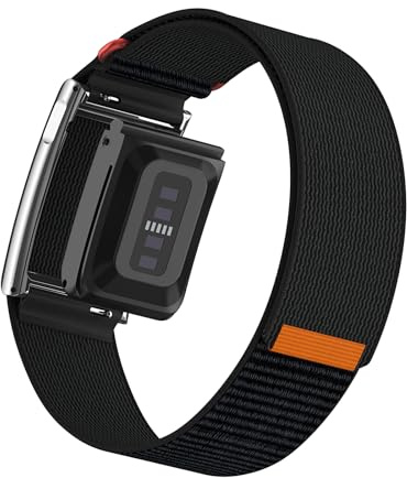 SimpleThings Stretch Bicepsband, kompatibelt med Whoop 5.0/MG, One, Peak & Life (EKG kompatibel), ventilerande nylon sport ersättningsarmband för Whoop 5.0-band – inte lämpligt för Whoop 4.0