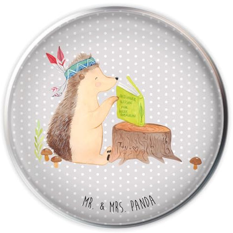 Mr. & Mrs. Panda Waschbecken Stöpsel Igel Federschmuck - Geschenk, Abenteuer, Abfluss, Tiere, Abflussstöpsel, Stopfen, Camping, Lagerfeuer, Abflussstopfen, Indianer, Ablaufgarnitur
