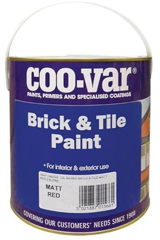 Coo-Var - Coo-Var - Building Materials - Coo-Var Red Brick & Tile Paint - 2.5ltr