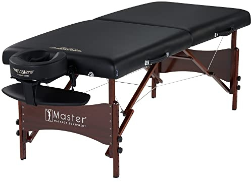 Master Massage 71cm Newport Mobil tragbar Massageliege Massagebett Massagebank Kosmetikliege America Brand-Schwarz