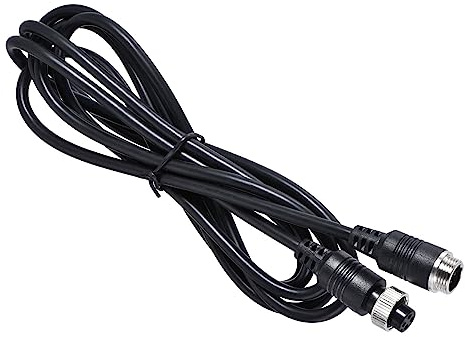 M METERXITY Cuivre Vidéo Aviation Câble - pour CCTV Connexion, Mâle à Femelle Extension Câble, Appliquer à Connecter CCTV/Ordinateur/Extérieur (2M, 4 broches, Noir)
