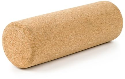 Sport-Thieme Faszienrolle Kork | 30 cm Länge | Glatte Oberfläche | Geruchlos | Für Faszienfitness | Hartes Kork-Material | Beige
