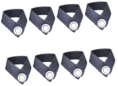 Happyyami 8 Piezas Fijador de Poste de toldo Clip de Tienda al Aire Libre Pinza para toldos Tiendas de campaña Barra de toldo Hebilla Fija botón Fijo toldo Exterior pabellón Accesorios Carpa