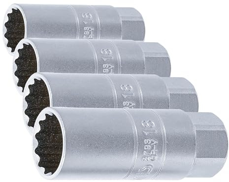 BGS 6858 | Spark Plug Socket Set 12-Point | 10 mm (3/8) Drive | 14-16 - 18 mm | 3 pcs. (Pack of 4)