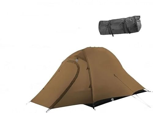 Campingtält, 6-personers tält for camping, familjetält, stora tält, pop up-tält, utomhustält, lätta pop up-tält(Color:210T-4Season-Khaki)