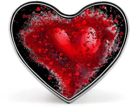 Rote Brosche mit Herzmotiv zum Valentinstag, süße Anstecknadel, Krawattenknopf, Anstecknadeln, Dekoration für Frauen und Männer