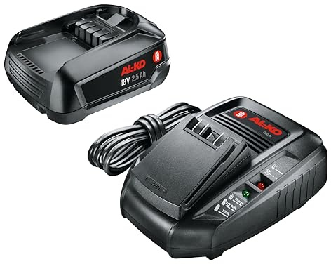 AL-KO Starter set da 18 V con batteria (4 Ah) e caricatore (3 A), tecnologia agli ioni di litio