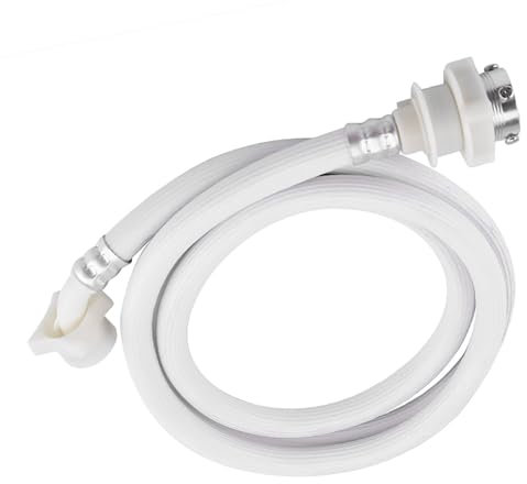 Washing Machine Inlet Hose Washer Pipe Tube Connector White Color Length (2m)