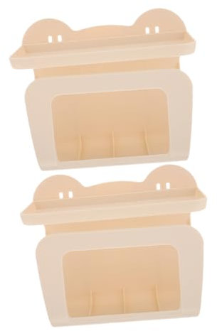 MUCKLILY 2stücke Toilettenpapierhalter Mit Ablagefläche Wandmontierbarer Feuchttuchspender Für Badezimmer Und Küche Platzsparendes Design Bohren Großzügige Kapazität Für