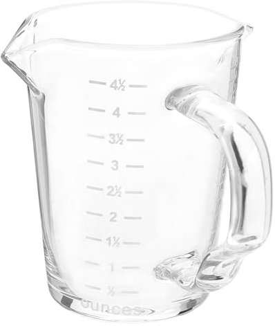 LIGIGWASH Tazza da Latte con Scala Bicchiere da Espresso Beccuccio Resistente Calore per Misurazione Liquidi e Controllo