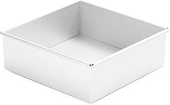 Vynetra Stampo quadrato antiaderente da 10-25 cm per torta, pagnotta, pane, teglia da forno Fornitura di cioccolato stampo lettere grande