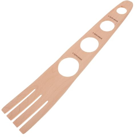 Healifty Mesureur à Spaghetti 4 Portions En Bois Naturel Outil De Mesure Précis Pour Pâtes Adultes Ustensile Cuisine Portable Pour Contrôle Portions Pâtes Familiales