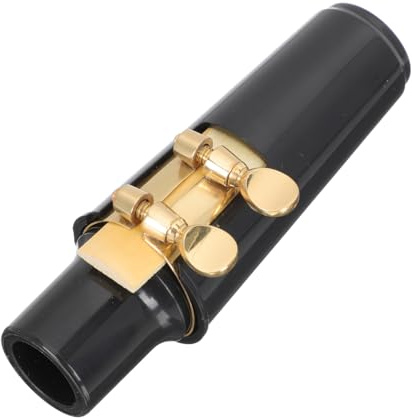 Alipis Kit Completo para Saxofón con Boquilla y Parches Protectores Accesorio Musical Duradero con Superficie Pulida Segura para Estudiantes y Músicos Profesionales