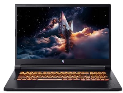 Acer Nitro V 17 AI I PC Portable Gaming 17.3 FHD 144Hz I NVIDIA GeForce RTX 5070 8Go I AMD Ryzen 7 260 I 32Go RAM DDR5 I 1To SSD NVMe I Windows 11 Home I Noir I Clavier FR AZERTY I ANV17-41-R30W