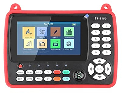 Receptor de Satélite, Original ST-5150 DVB-S2/T2/C COMBO HD Satellite Finder Meter H.265 HEVC MPEG-4 Supports QPSK 8PSK 16APSK 4.3 Pulgada TFT LC