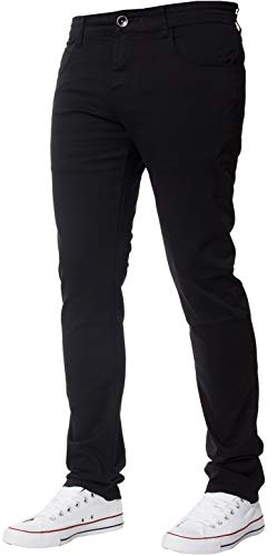New Mens Kruze Stretch Skinny Fit Chinos Branded Trousers Pants All Waist