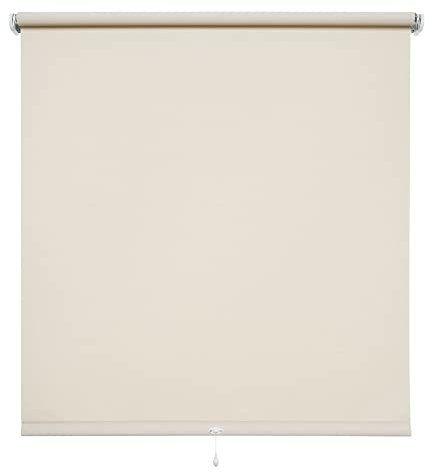 WR-Design Spring- oder Mittelzugrollo in Cream - Breiten 62 bis 202 cm - Länge 130 cm - dekorativer Sichtschutz (202 x 130 cm)
