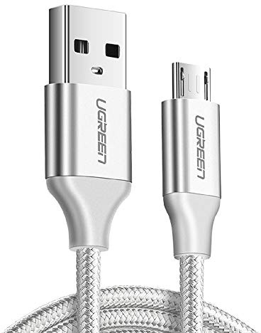 Ugreen - Micro USB Cable QC 3.0 2.4A 1m White