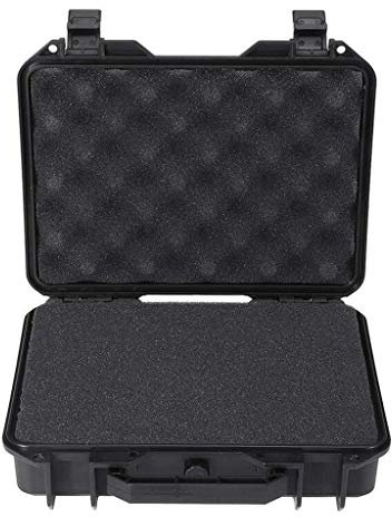 Milageto Protective Tool Box Waterproof Shockproof Sealed Tool Case Anti Impact, Black, A
