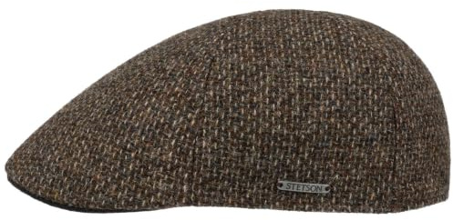 Stetson Texas Classic Wool Flatcap Herren Baumwollfutter Schirmmütze Herbst Winter