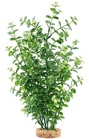 Fluval Aqualife Green Bacopa Plant, Plastic Aquarium Plant Decoration
