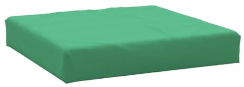 vidaXL Cojín para Sofá de Palets, Almohada para Silla Asiento, Almohadilla para Muebles, Decoración para Jardín Patio, Tela Oxford Verde