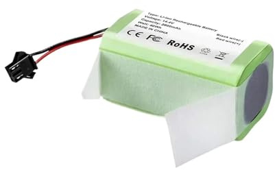 Batería De Iones De Litio For Robot Aspirador (14,4 V, 2800 MAh), Compatible Con Conga, 990, 1090, Tesvor X500, N79, N79S, DN622, RoboVac 11, 11S, RoboVac 30. Accesorios For Aspiradoras.(14.4V-3500mAh