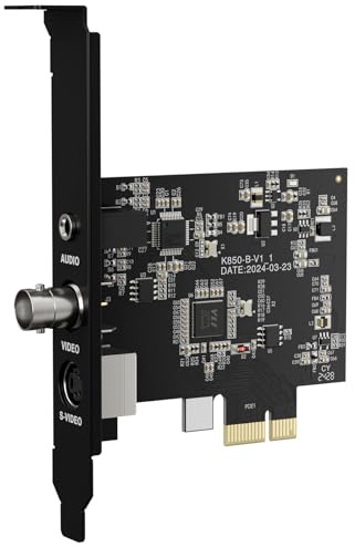 Tarjeta de captura de video PCIE, tarjeta de captura HDMI para transmisión, juegos y grabación, placa de captura de video HDMI, paso con latencia ultra baja en Windows 8, 10, 11 y Linux