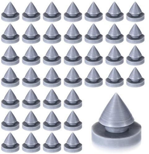 40 Pcs Rubber Door Silencers, Door mutes Anti-Collision Silencer for Metal Doors Frames, Noise Reduction Slam Preventer, Heavy Duty Rubber Hinge Outlet Silencers