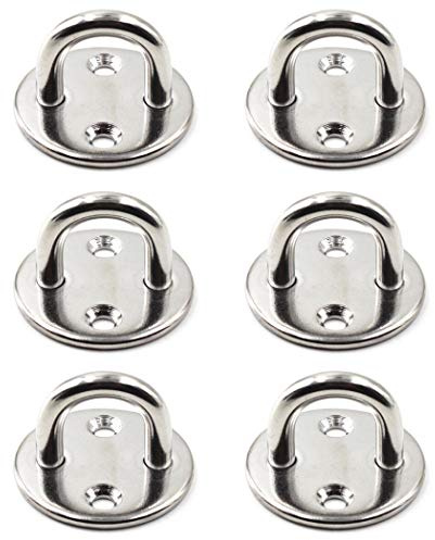 SeeRaphee Anclaje para montaje en pared de techo Ancla resistente Acero inoxidable 304 5 mm 3/16 (6 Pezzi)