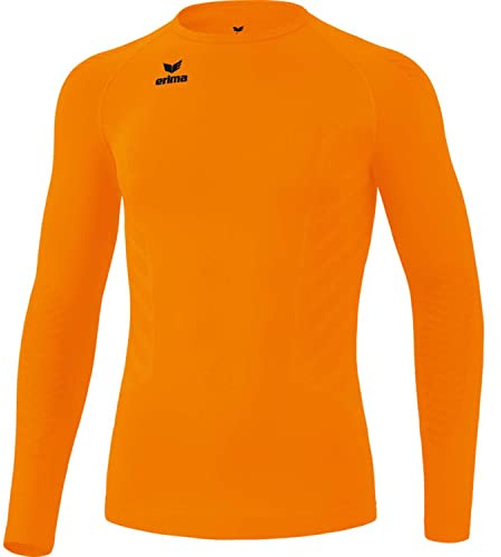 Erima unisex - barn Athletic Långärmad tröja funktionsunderkläder (2252127), new orange, XS