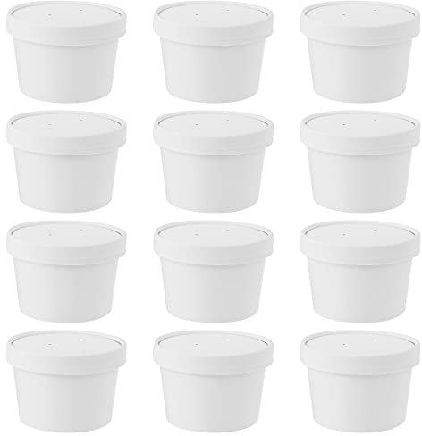HEMOTON 25ensembles Coupes Papier Pour Aliments De Créatives Avec Couvercles Parfaites Pour Frites Plats Accompagnement Et Poulet Frit