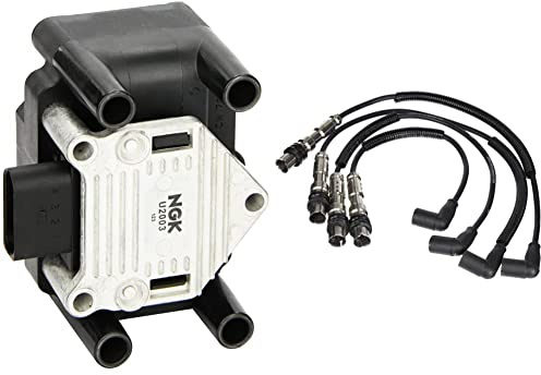 NGK 48010 Zündspule & 44316 Zündleitungssatz