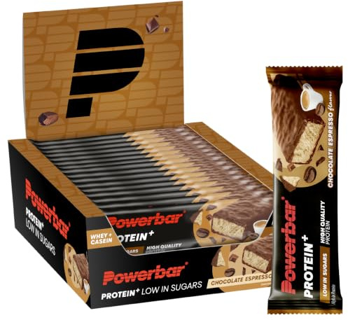 Powerbar Protein Plus Low Sugar (16x35g) Chocolate Espresso Barritas Barritas proteínicas