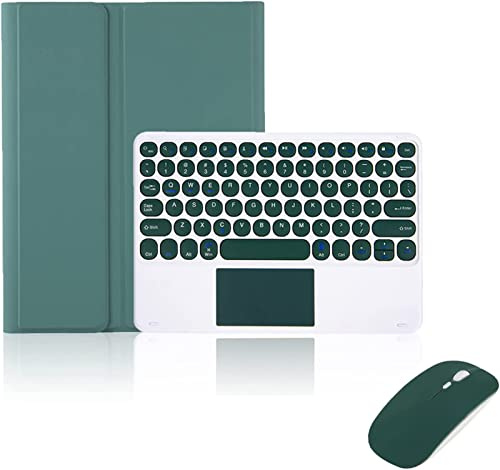 ZKAIAI Funda con Teclado para iPad 10,9 Pulgadas 10.ª Gen 2022/iPad 11 Pulgadas 11.ª Gen (A16) 2025, Teclado Magnético con Panel Táctil, Funda Protectora con Inalámbrico Ratón Y Soporte para Lápices