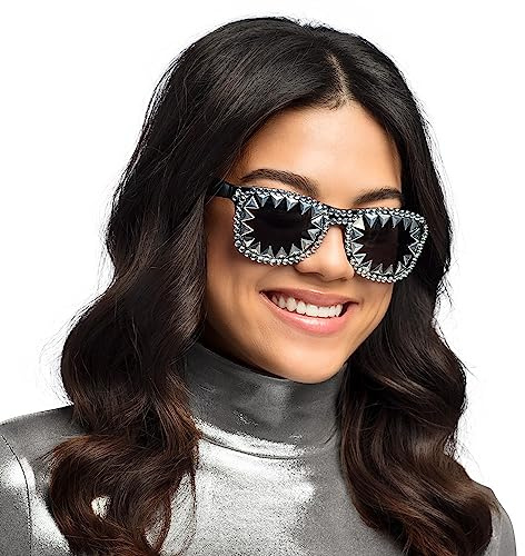 Boland 02666 - Partybrille Bad Glam, Brille für Erwachsene, Spaßbrille ohne Sehstärke, Faschingsbrille, Zubehör für Faschingskostüme
