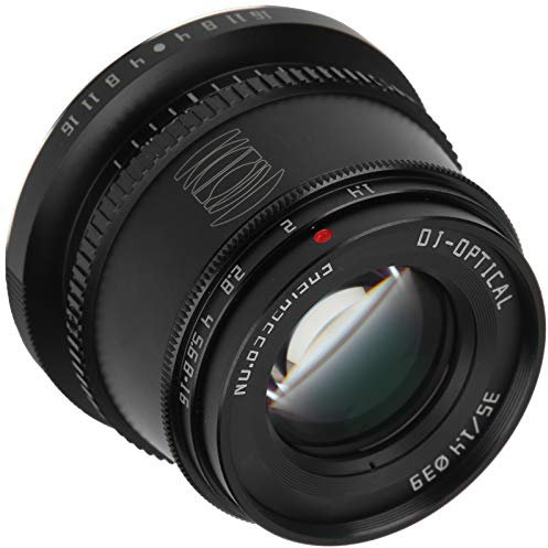 Obiettivo Ritratto M43 da 35 Mm F1.4 Ad Ampia Apertura per Fotocamera GH5 GM10 GX8 GF9 G7 Lega di Alluminio Aeronautico, Effetto Visivo Grandangolare 45°, Distanza Minima di