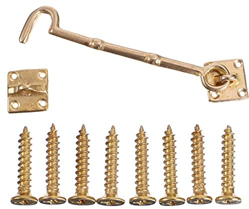 ORFOFE 1Stk Antiker windfester Haken Scheunentor mit haken für küchenschränke türriegel kupfer türhaken Retro-Fensterhaken chinesischer Stil Zubehör China anschließen Messing