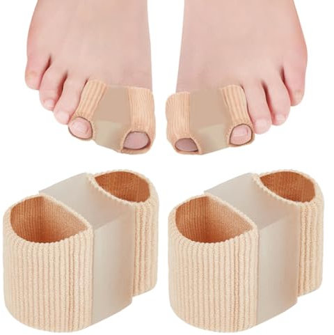 PLKSEI 2 Piezas Corrector Dedo Martillo Dedo Corrección Enderezadora Pie Separadores de Voltereta del Pulgar Separador Valgus Corrector Pulgar Pulgar Corrector de Dedos Pies