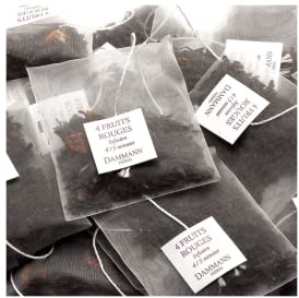 Dammann Frères® | Tè Nero e Frutti Rossi | Tè Nero Aroma Frutti Rossi - 250 Bustine (500 Gr) | Tè Bustine Confezioni Ho.Re.Ca. | Tè Nero Fragola Ribes Ciliegia Lampone