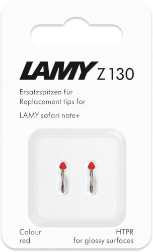 Lamy Safari Note+ Ersatzspitze red (2 STK.) | Austauschbare LAMY Z130 Spitze - Stylus Pen Spitzen für die Apple Pencil Alternative LAMY safari note+