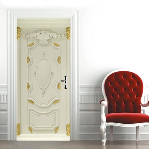 3D Türtapete Selbstklebend 85 X 215 Cm Diy Wandbild Pvc Wasserdicht Pvc Türtattoos Türposter Türaufkleber Fototapete Türfolie Für Tür,Wohnzimmer,Schlafzimmer - Türkunst -218351-77618