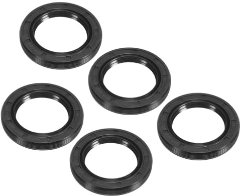 PATIKIL 5 Stück TG4 Radialwellendichtring 35 x 52 x 7mm Wellendichtring Nitrilkautschuk Dichtungen für Lagerwellenölpumpen Motoren, Schwarz