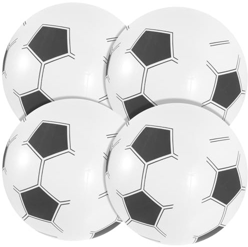 TOYANDONA 10 Set Giocattolo Da Pallone Da Spiaggia Giocattoli Per Giocattoli Football Gioca A Pallone Da Calcio Palloni Da Calcio Tradizionali Black 4 Pezzi * 10