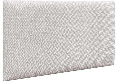 DHOME Exklusive Gepolsterte Paneele Serie Luxury Edition Selbstklebend für Wände Schallabsorbierend Stoßfest Ideal für Kopfteile Dekoration Zuhause und Schlafzimmer (Espigas Beige, 60x40cm)