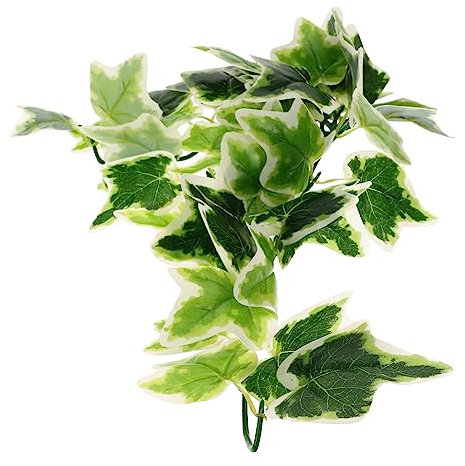 Toyvian Plantes Suspendues Artificielles Décoratives pour Reptiles Faux Feuillage Vert, Habitat Suspendu Réaliste, Plastique Résistant, Décoration De Terrarium pour Animaux Exotiques