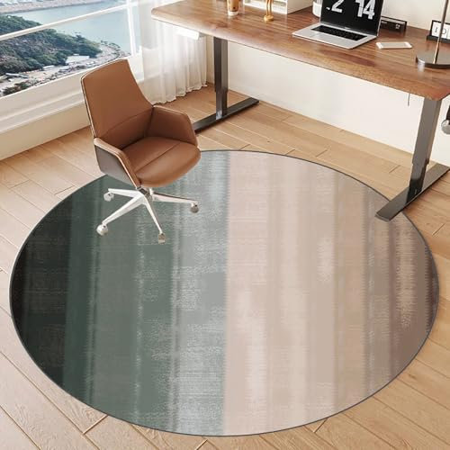 Tappetino rotondo per sedia da ufficio, protezione antiscivolo per pavimenti da gioco, tappeto per sedie a rotelle, resistente, 90 cm, per protezione in legno duro e parquet