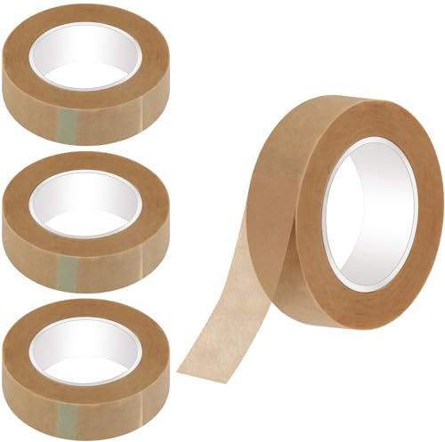 Lunhoo 4 Rolls Micropore Surgical Tape, Non-Woven Skin Color Medical Tape, Self Adhesive Skin Tape for Dressing, Beauty and First Aid (Each Roll 1.25 cm x 9.1 m)