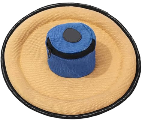 Disco volador para perros, suministros suaves y reflectantes para mascotas, disco volador de entrenamiento para cachorros, para pequeñas, medianas y grandes, para todas las razas, bolsa de golosinas